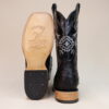 Ostrich Square Toe Boots