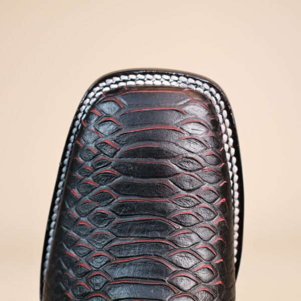 IMG_4393-scaled-1.jpg Python Square Toe Boots Black/Red