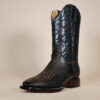 Python Square Toe Boots Black/Yellow