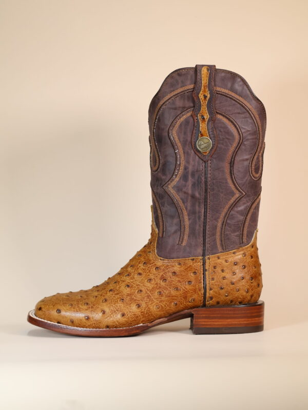 IMG_5445-scaled-1.jpg Waxed Ostrich Square Toe Boot Honey
