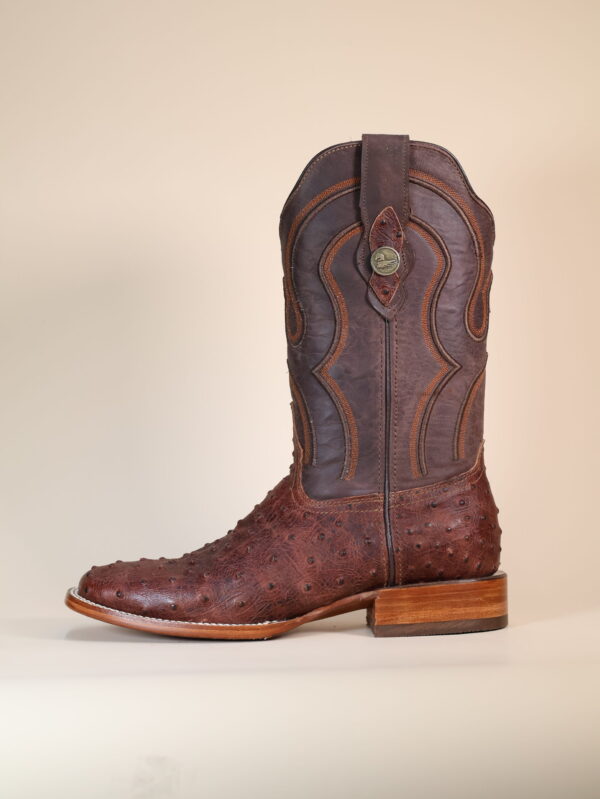 IMG_5451-scaled-1.jpg Waxed Ostrich Square Toe Boots Cognac