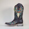 IMG_5514-scaled-1.jpg CORRAL BROWN DEER SKULL OVERLAY & EMBROIDERY WOMENS WESTERN BOOT