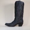 IMG_5544-scaled-1.jpg C3423 - WOMEN'S BLACK GLITTERED INLAY BLACK SNIP TOE COWBOY BOOT