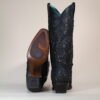 IMG_5545-scaled-1.jpg C3423 - WOMEN'S BLACK GLITTERED INLAY BLACK SNIP TOE COWBOY BOOT
