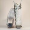 Corral Women's Floral Overlay Embroidered Stud and Crystals Western Boots - Snip Toe