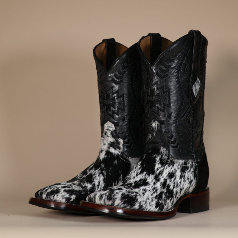 IMG_6881-scaled-1.jpg Cowhide Boots Black & White CH004 - 7.5