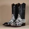 IMG_6893-scaled-1.jpg Cowhide Boots Black & White CH007 - 9.5