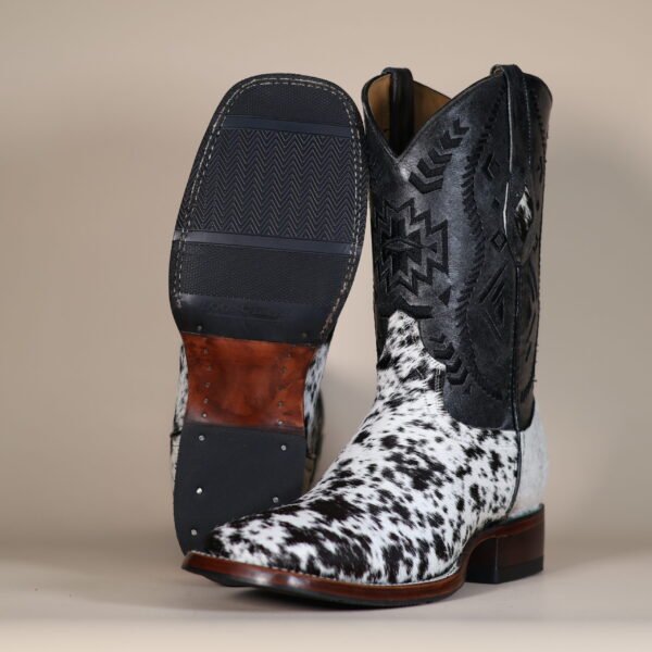IMG_6894-scaled-1.jpg Cowhide Boots Black & White CH007 - 9.5