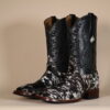 Cowhide Boots Black & White CH010 - 8