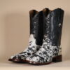 Cowhide Boots Black & White CH012 - 9.5