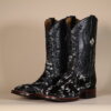 Cowhide Boots Black & White CH014 - 7.5