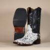 Cowhide Boots Black & White CH015 - 8