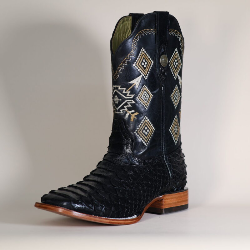 IMG_6962-scaled-1.jpg Mega Python Clone Square Toe Boots Black