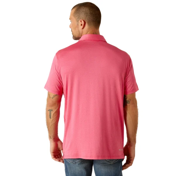 Charger 2.0 Fitted Pink Pulse Polo Shirt