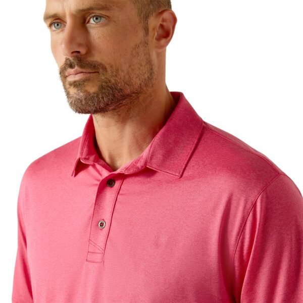 Charger 2.0 Fitted Pink Pulse Polo Shirt