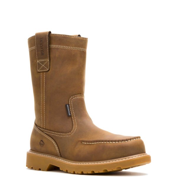 Men's Floorhand Moc-Toe Steel-Toe Pull-On Work Wellington