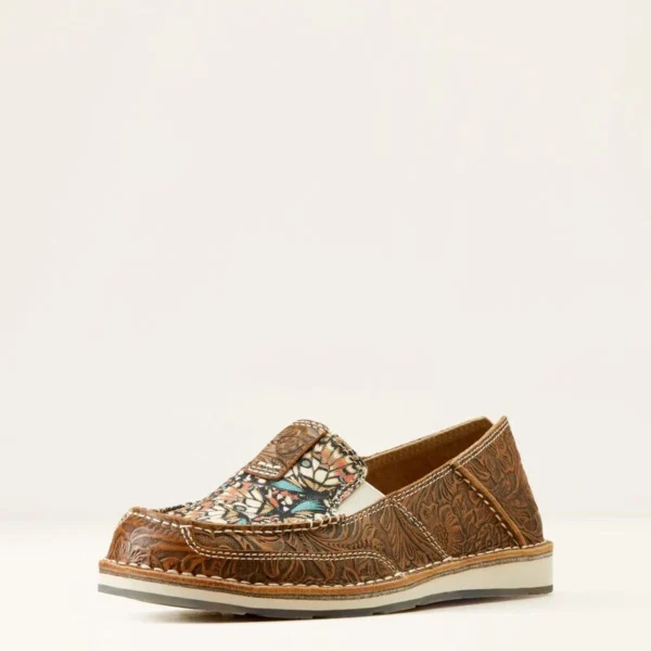 Ariat Women's Cruiser Brown Floral Embossed - Butterfly