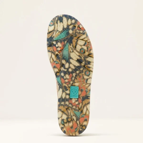 Ariat Women's Cruiser Brown Floral Embossed - Butterfly