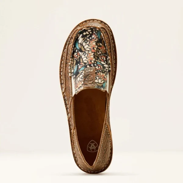 Ariat Women's Cruiser Brown Floral Embossed - Butterfly