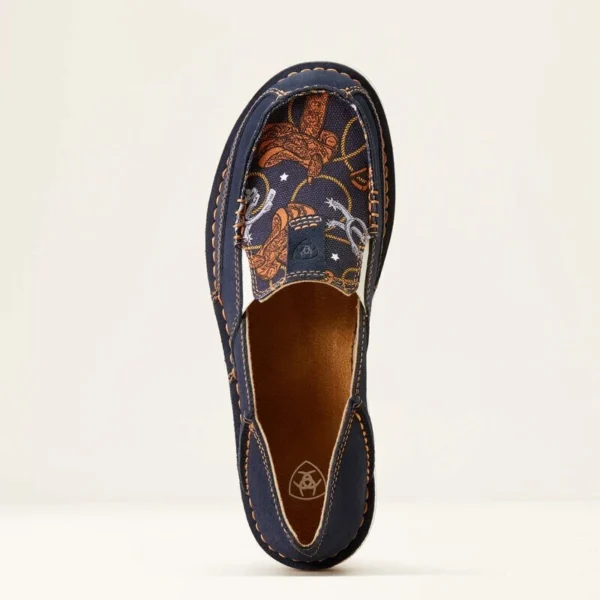 s-l1600-63.webp Ariat Womens NAVY BLUE SUEDE/ SADDLE UP PRINT