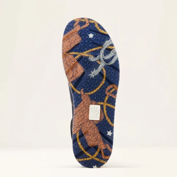 s-l1600-64.webp Ariat Womens NAVY BLUE SUEDE/ SADDLE UP PRINT