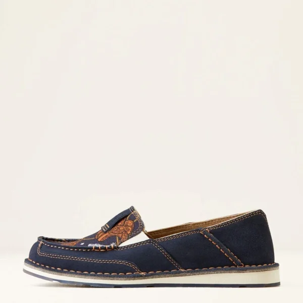 s-l1600-66.webp Ariat Womens NAVY BLUE SUEDE/ SADDLE UP PRINT