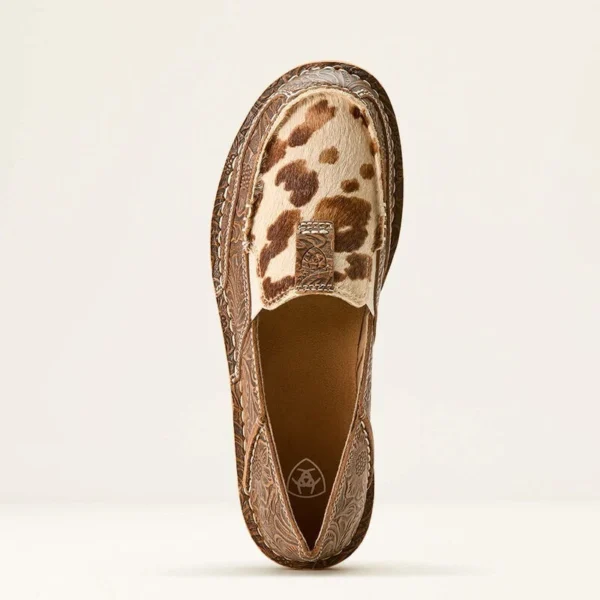 s-l1600-9.webp Ariat Women's Cruiser Tan Floral Embossed Brindle Cowhide Leather